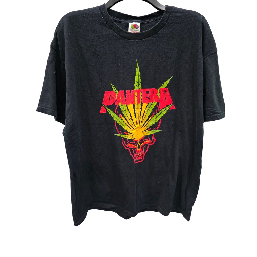Vintage Pantera 101 Proof Band T-Shirt Fruit of the Loom Heavy Cotton XL